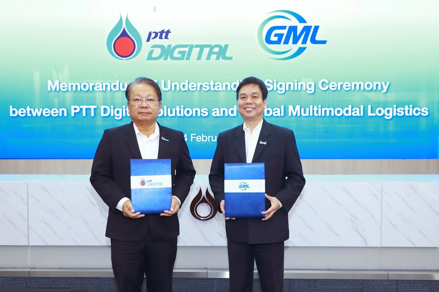 PTT Digital ผนึก GML สนับสนุนเทคโนโลยีดิจิทัล ตั้งเป้ายกระดับประเทศไทยสู่การเป็นศูนย์กลางการขนส่งของภูมิภาคอาเซียน